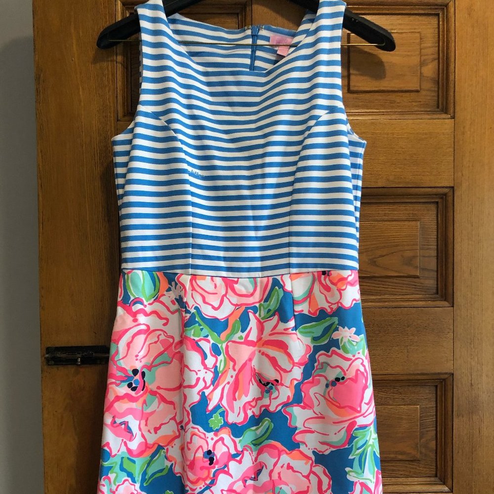 Lilly Pulitzer Flutter Blue Lucky Chin Combo SM